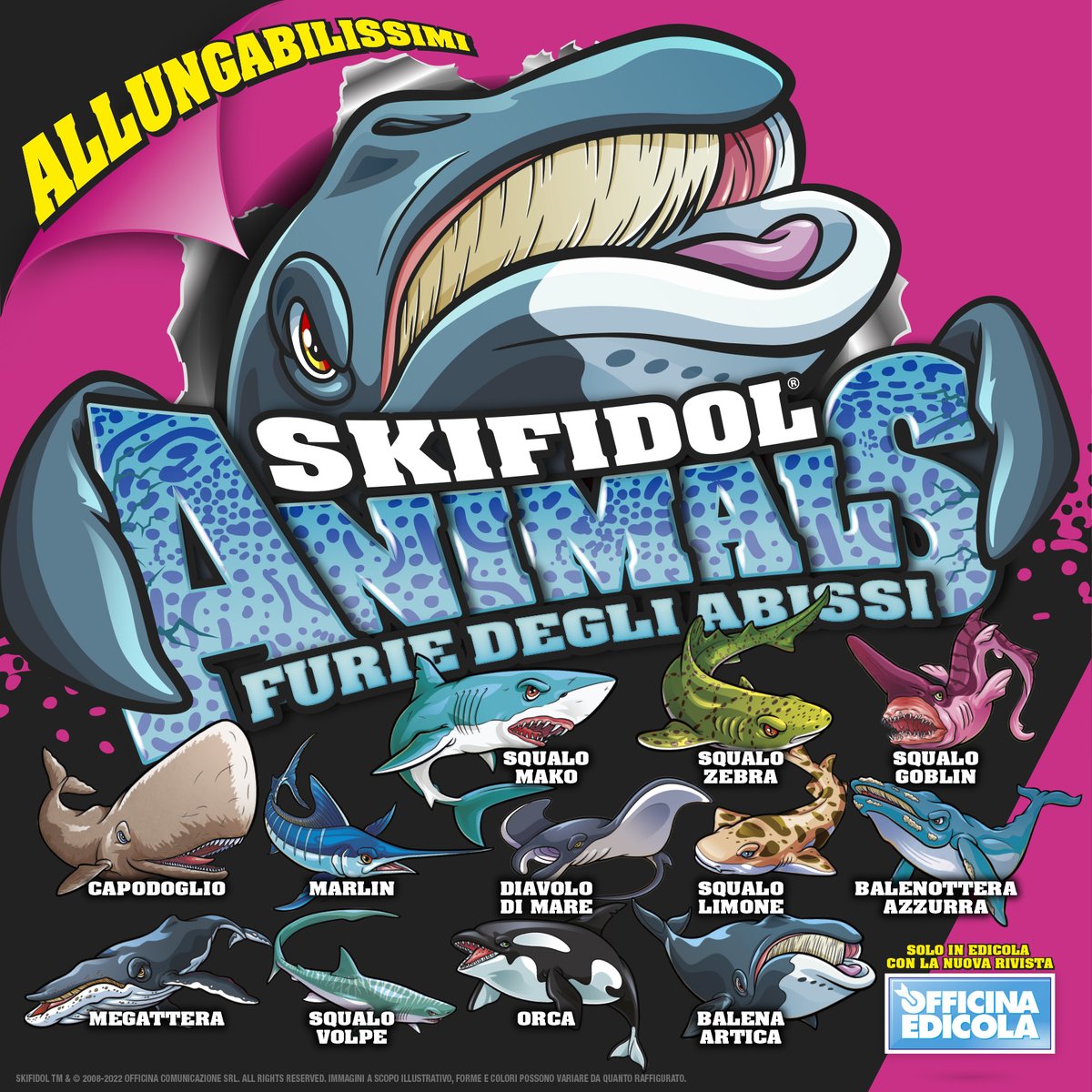 OFFICINAEDICOLA's tweet photo. #Skifidol 
DA SKIFIDOL: ANIMALS ALLUNGABILISSIMI, FURIE DEGLI ABISSI! Solo in edicola con la nuova rivista #OfficinaEdicola https://t.co/Lf3blVo9vS https://t.co/FDW54RauGl