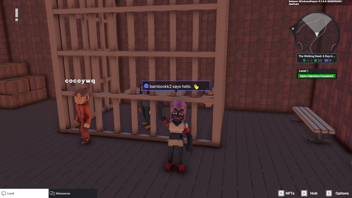 bambookk2's tweet photo. @TheSandboxGame @TheWalkingDead I just participated in the #SandboxAlphaS3Giveaway for a chance to win 500 SAND! Found Negan in Alexandria, check out my screenshot below!
👇

Hi Negan!! https://t.co/l7dk2lbk0M