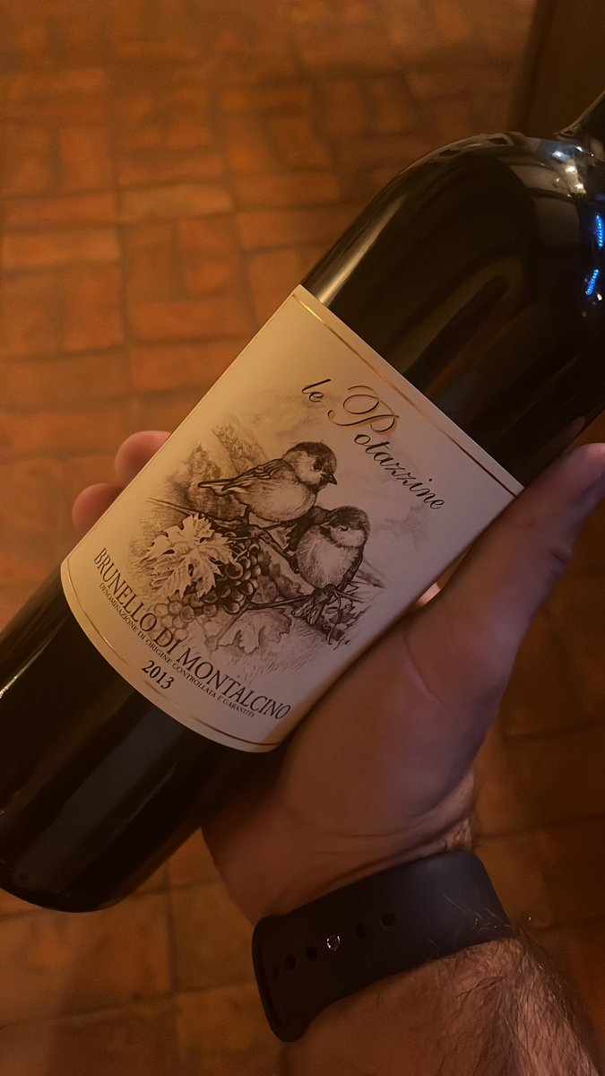 #lastnight I opened one the the best brunello di Montalcino <a href="/LePotazzine/">Tenuta Le Potazzine</a> i never tried.
There is still respect for the territory.