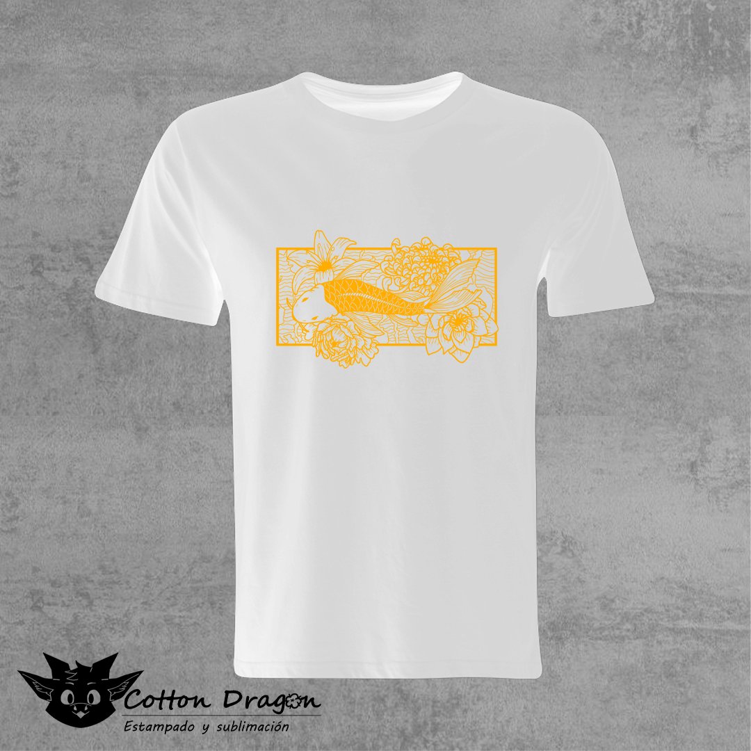 TheCottonDragon's tweet photo. Diseño: "Koi Flowers" https://t.co/jdQ6Bda0Wr