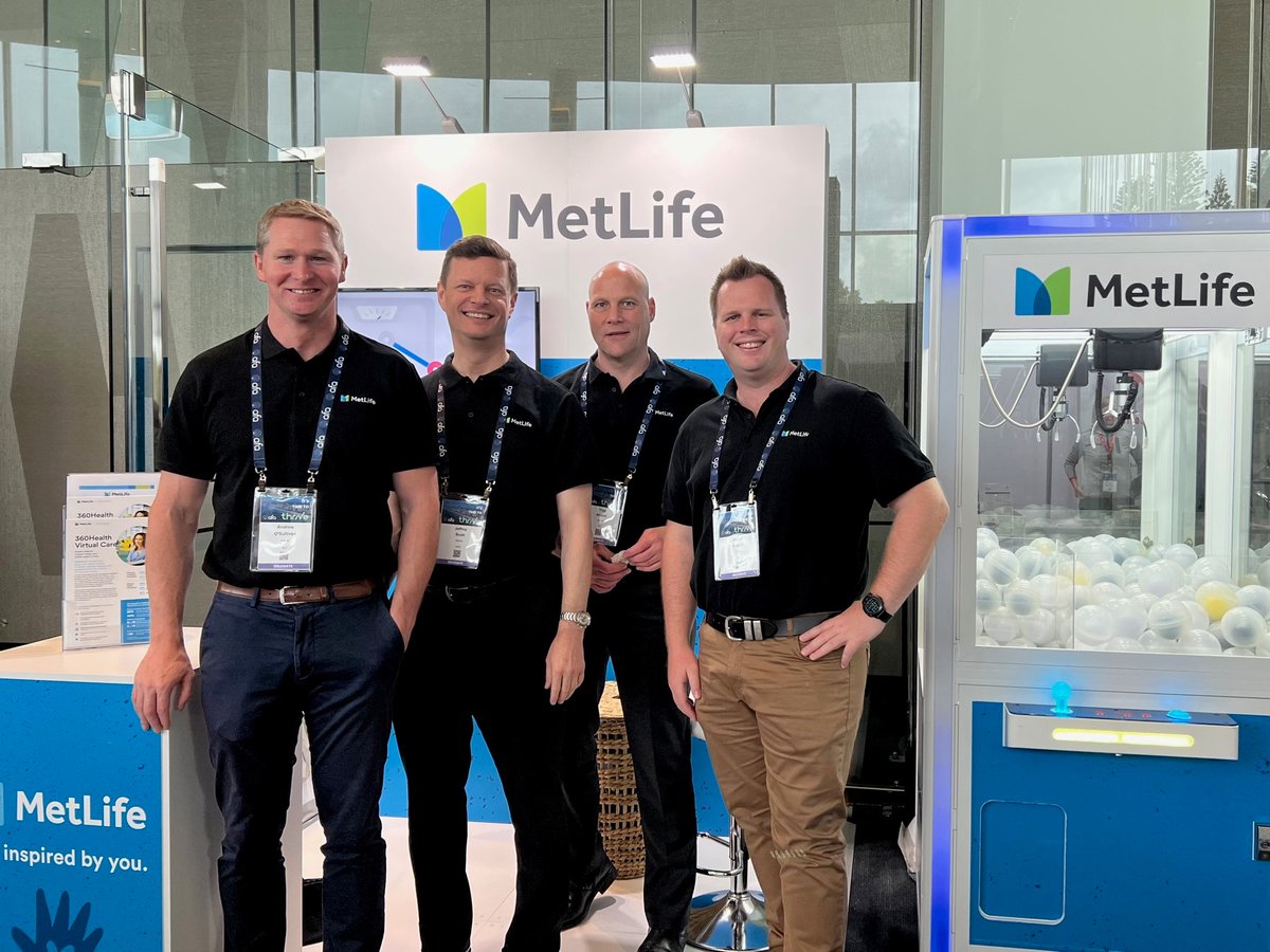 MetLifeAU's tweet photo. Attending the @AFA_Voice Thrive Conference? Drop by the MetLife Stand and find out how we're supporting you and your clients with 360Health Virtual Care.
Learn more https://t.co/g1HaQHkNeS
#AFATHRIVE2022 #afaau #financialadvisers #lifeinspiredbyyou https://t.co/BE2NXOVKTQ