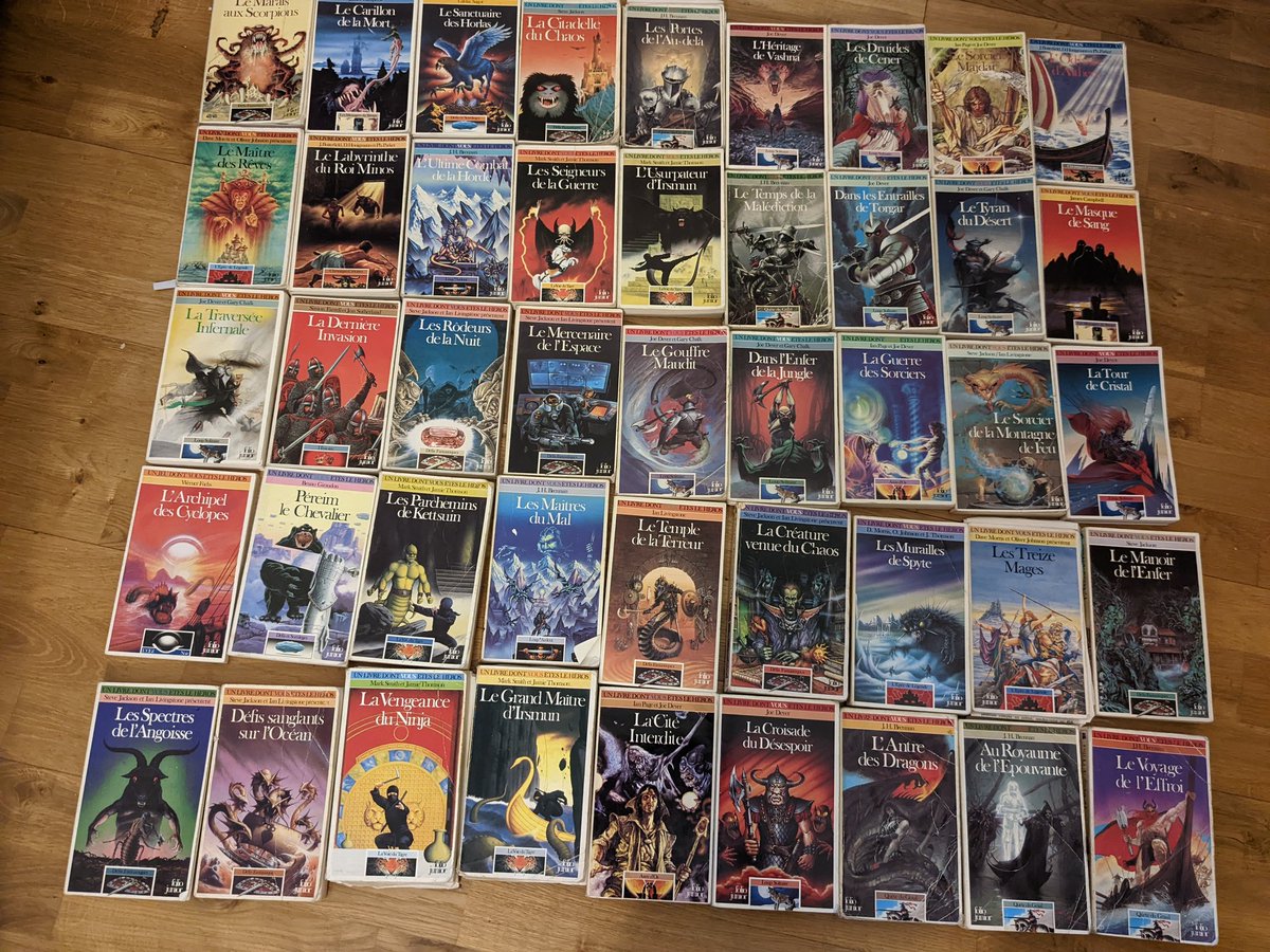 J'ai récupéré ma collection de livres dont on est le héros chez ma mère 😍

Qui y jouait quand il était petit ?
Qui en reconnaît ? 😁