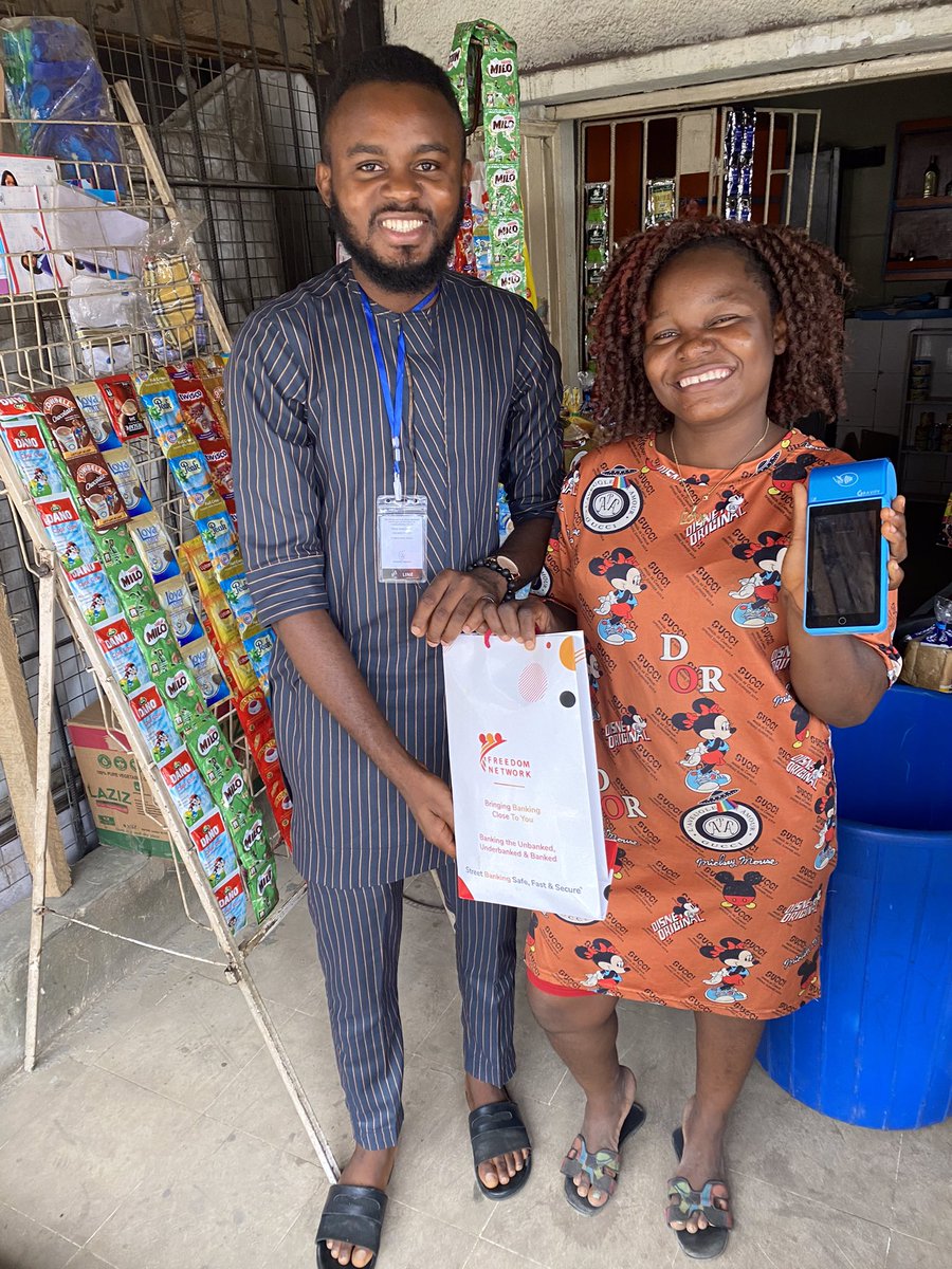 freedomnetng's tweet photo. How you smile when you are a Freedom POS agent!
Join Freedom today!
#FreedomNetwork #Freedomite #POS https://t.co/XOu27QNOG0