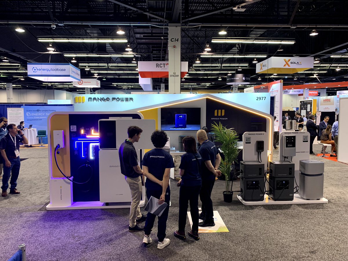Members of Mango Power is attending # RE + to showcase our newest series of product at our booth # 2977 to introduce our most cutting-edge product innovations

#MangopowerE #MangopowerM #Renewableenergy #Portablepowerstation #Cleanenergy #Solarenergy