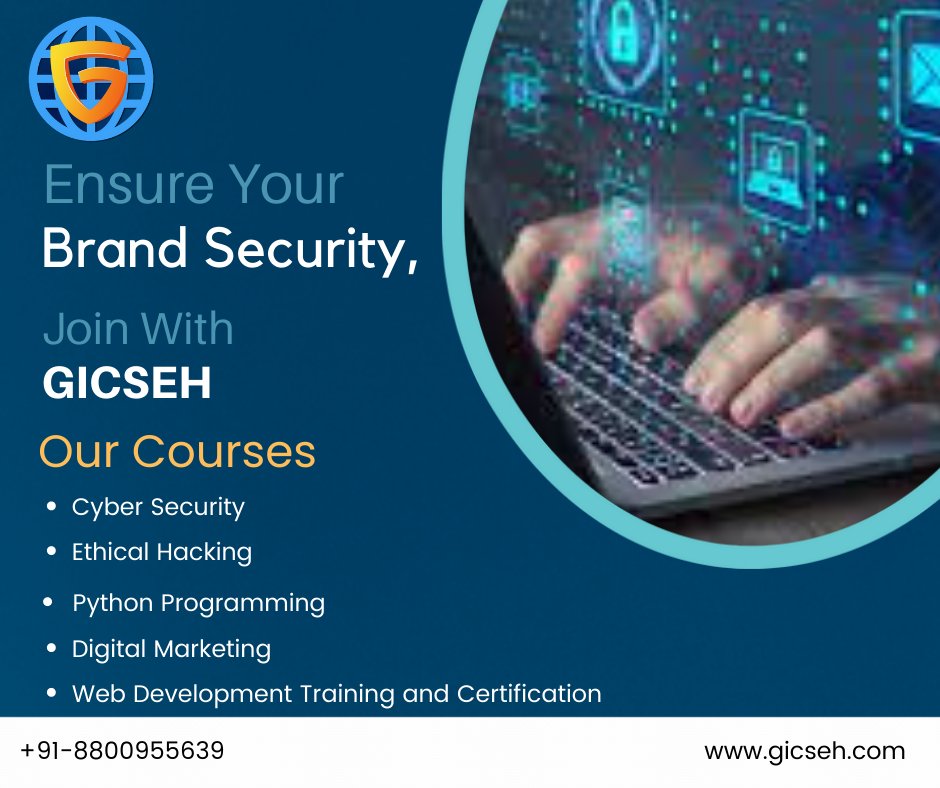 gicseh's tweet photo. If you want to find out real hacking ideas and enroll yourself in Cyber Security Course in Noida then, contact Cyber Security specialists from GICSEH and take a step ahead towards a brighter future.
#gicseh #cybersecurity #cybersecuritycourseinnoida #traininginnoida https://t.co/b4QWXGonqg