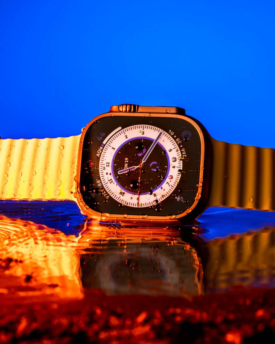 Jamesco's tweet photo. Spent some time in the studio with the dazzlingly rugged Apple Watch Ultra this week.  

https://t.co/Kq5eEC5Hef https://t.co/VTDfnULF5u
