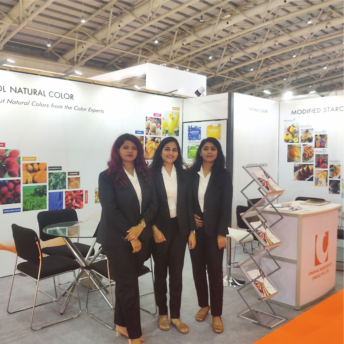 The wait is over! Fi-Hi Exhibition is live and we can't wait to meet you.
Visit our booth D-84 in Hall 4, at Bengaluru International Exhibition Centre, Bengaluru.
#Vinayakcorporation #Vinayakingredients #NaturalFoodColors #ModifiedStarch #Manufacturer #Exhibition2022 #Bangalore