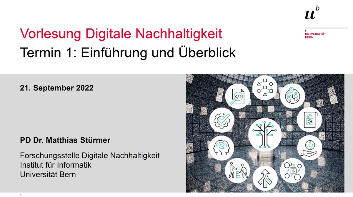 Matthias Stürmer @maemst@swiss.social (@maemst) on Twitter photo Heute gehts los: Die 3. Durchführung meiner <a href="/unibern/">Universität Bern</a> Vorlesung #DigitaleNachhaltigkeit des Instituts für Informatik startet. Über 60 Studierende befassen sich mit #SDGs, Menschenrechten, Datenschutz, Urheberrecht, Open Source etc. Live auf <a href="/BigBlueButton/">BigBlueButton</a>: digitale-nachhaltigkeit.unibe.ch/studium/digita… Heute gehts los: Die 3. Durchführung meiner <a href="/unibern/">Universität Bern</a> Vorlesung #DigitaleNachhaltigkeit des Instituts für Informatik startet. Über 60 Studierende befassen sich mit #SDGs, Menschenrechten, Datenschutz, Urheberrecht, Open Source etc. Live auf <a href="/BigBlueButton/">BigBlueButton</a>: digitale-nachhaltigkeit.unibe.ch/studium/digita…