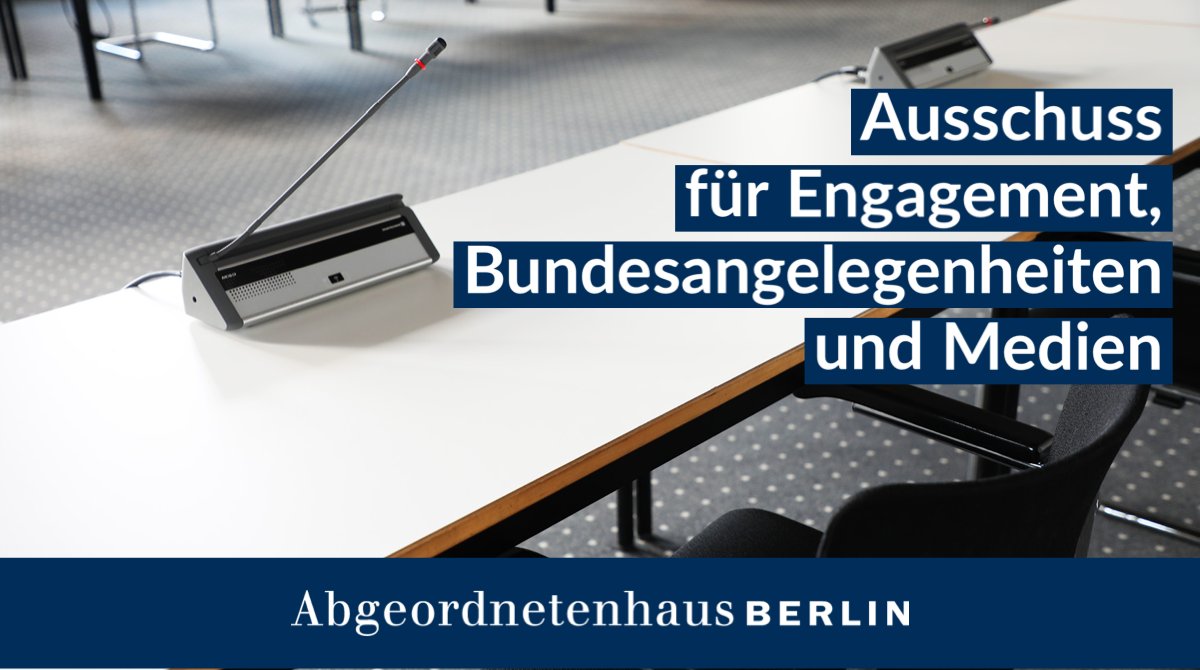 AGH_Berlin's tweet photo. Der #EnBuMe tagt ab 09:30 Uhr. Diskutiert wird u. a. über die Berliner Freiwilligenbörse 2022, die Special Olympics (beide mit Anhörung) und die Bekämpfung von Einsamkeit und sozialer Isolation.
Mehr Infos ➡️ https://t.co/Z4Fk1oqfe0
Zum Livestream ➡️ https://t.co/ryofz3gdII https://t.co/c72zQdYqDP