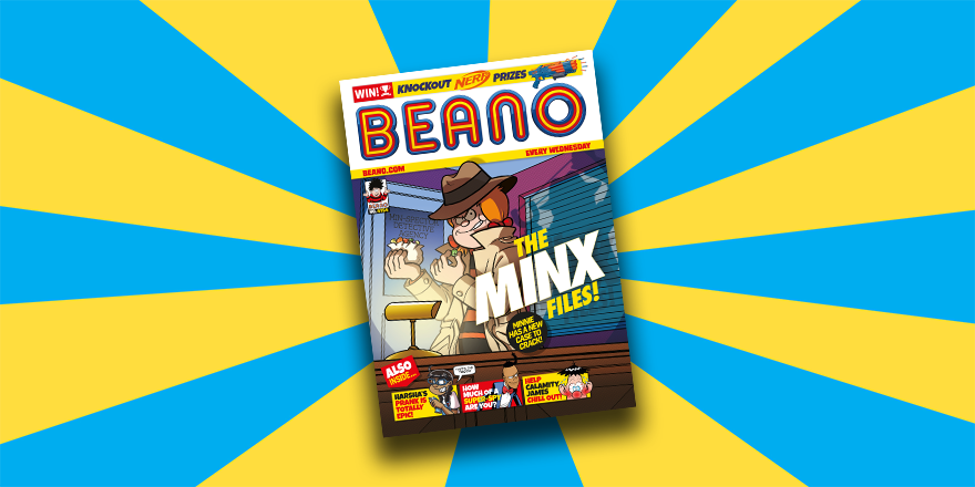BeanoOfficial's tweet photo. #BeanoWednesday is back! 🙌 🔎

This week's comic is out and Minnie investigates in The Minx Files! We have a copy to give away on Twitter.

To enter: 
➡️= Be Follow us. 
♻️ &amp; ❤️= RT and like this tweet. 
✍️= Reply with an emoji.

Comp closes at 4pm today. T&amp;Cs link in bio. https://t.co/38h7CLEczV