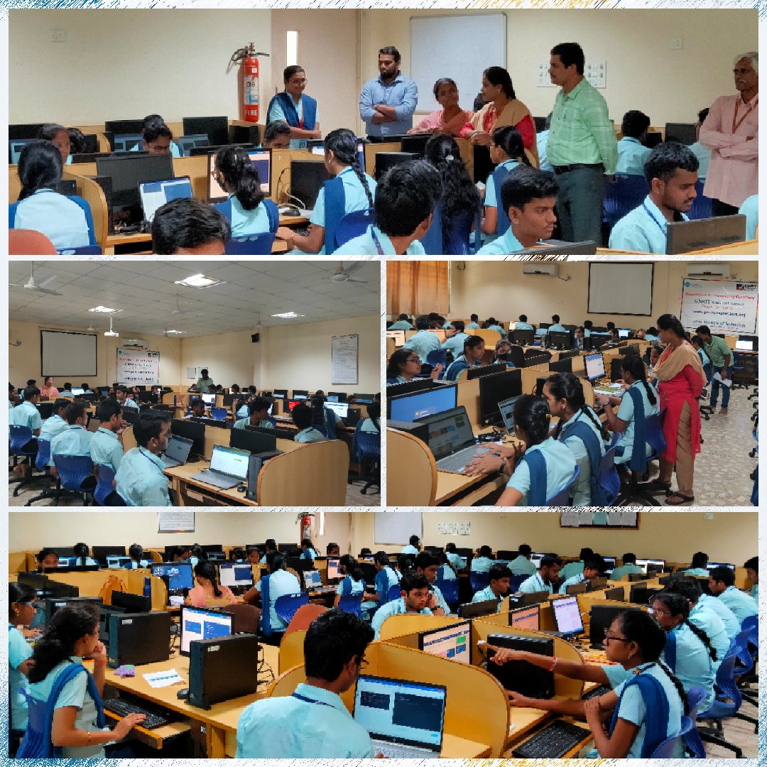 GmritAcm's tweet photo. Coding is thinking, a way of learning ....✨
CODE LINGUISTICS...Has been completed successfully on the theme of building your basics strong. Two interesting rounds
1. Python2C
2. Blind coding
#acmindia #ACM #acmevents #gmrit #codingchallenge #Python #blindcoding #acmgmrit https://t.co/8WG2k0eDn0