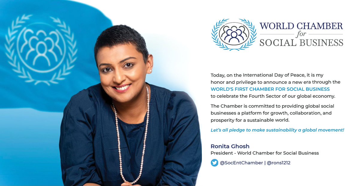 World Chamber for Social Business is here working towards a striving Fourth Sector towards achieving SDGs

#LetsAct
#OurFirstTweet