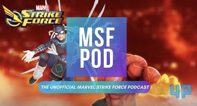 4Playluke's tweet photo. Episode 86 of the #MSFPOD is available wherever you get your podcasts! 

This week: EPISODE 86: WAR SCOURGE EVENT,  NEW MILESTONES + BUGS 

Video: https://t.co/kp6R1vyfYP

Apple: https://t.co/9IjoDG4GLJ

#MSF #MSFPOD #MarvelStrikeForce https://t.co/jUOGD7RDaK