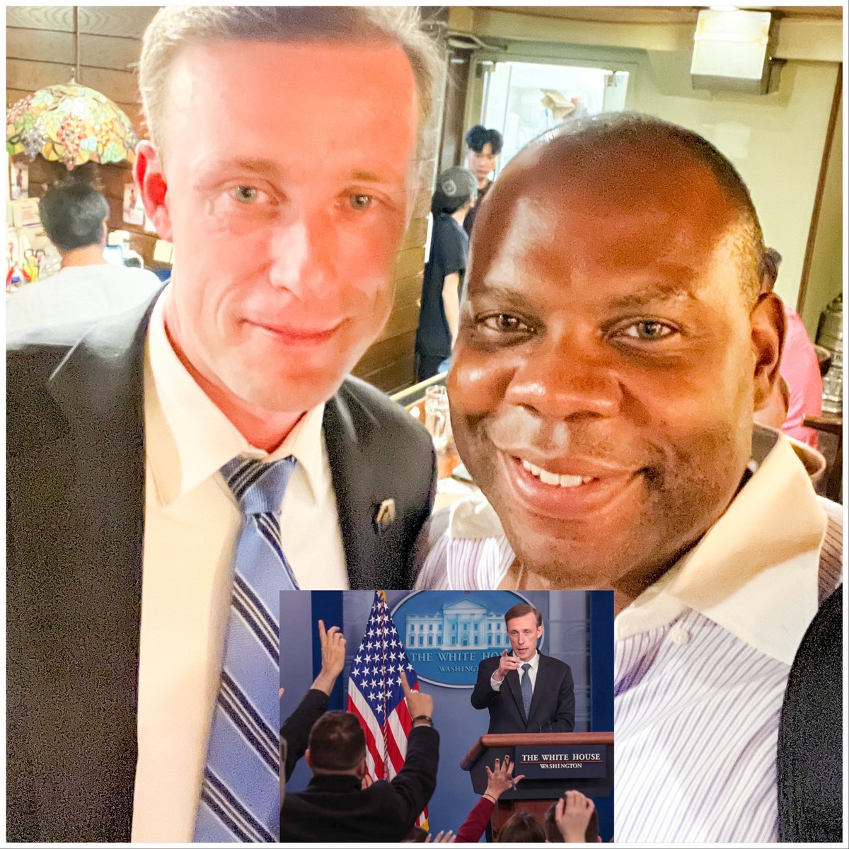 Gary Stewart (@garystew) on Twitter photo US National Security Advisor <a href="/JakeSullivan46/">Jake Sullivan Archived</a> can often be seen on TV talking tough to Putin/Xi about why attacking Ukraine/Taiwan is a bad idea. Tonight, he was just another <a href="/Yale/">Yale University</a>/<a href="/YaleLawSch/">Yale Law School</a> colleague in NYC for the <a href="/UN/">United Nations</a> willing to catch up about our days on the Yale Debate Team. US National Security Advisor <a href="/JakeSullivan46/">Jake Sullivan Archived</a> can often be seen on TV talking tough to Putin/Xi about why attacking Ukraine/Taiwan is a bad idea. Tonight, he was just another <a href="/Yale/">Yale University</a>/<a href="/YaleLawSch/">Yale Law School</a> colleague in NYC for the <a href="/UN/">United Nations</a> willing to catch up about our days on the Yale Debate Team.