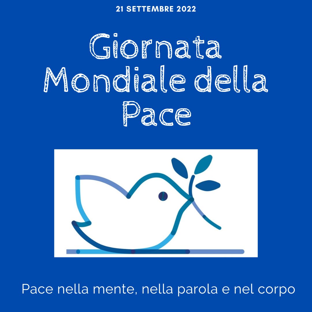 DottssaBalocco's tweet photo. Oggi si festeggia la Giornata Mondiale della pace.

Cerchiamoci essere consapevolmente gentili con noi stessi, con gli altri e con il mondo in generale.

La Mindfulness può aiutarci ad assumere un atteggiamento più gentile verso noi stessi e l'ambiente.

#Mindfulness #PeaceDay https://t.co/HU8GJdezu5