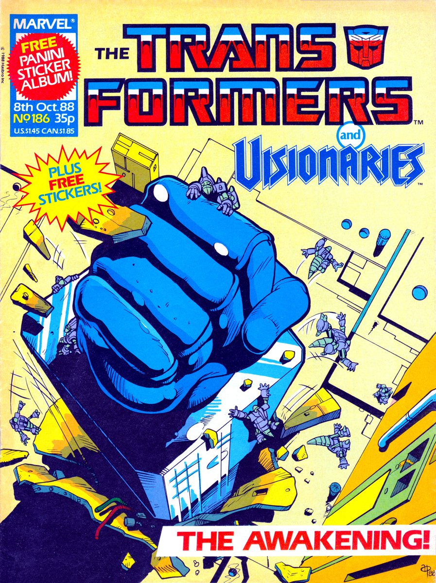 Transformers Wiki on Twitter ""Oh, this issue came with free stickers