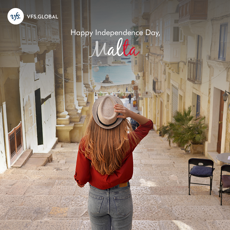 VFS Global wishes the residents of Malta a safe and joyous #IndependenceDay.