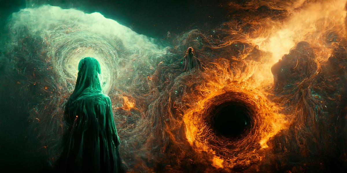 Extinction ✨

The divine being continues its war against the dark. While this war is going on, the souls are devastated and all that is felt in the universe is pain and suffering.

#NFTCommunity #NFTCollection #NFTs #NFTCollector #AI