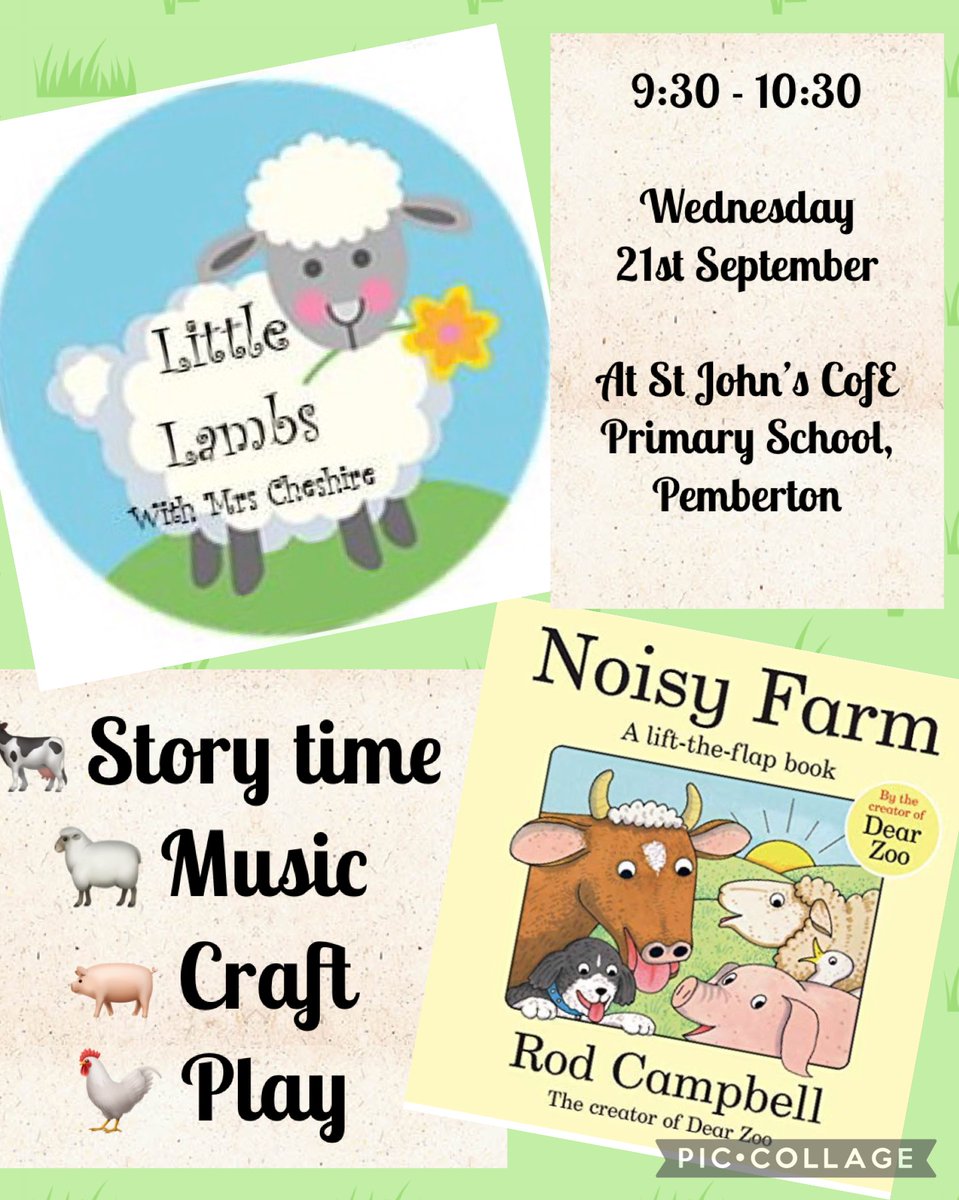 pemstjohns's tweet photo. Little ones do please come along and don't forget to bring your grown up. https://t.co/cepSXnKyii