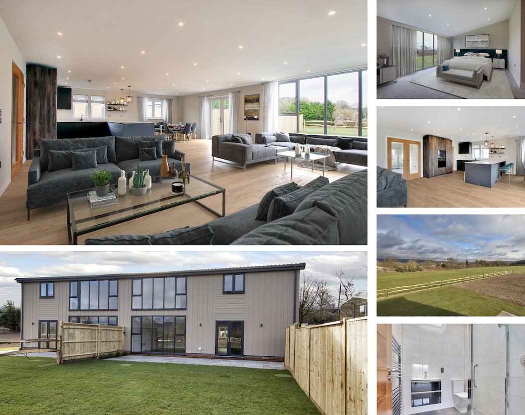 Appledore Barn #Offham is unexpectedly back on the market but it won’t stick around for long. Come &amp; view 2,280 sqft of living space with 4 beds, 3 baths, open plan living, air source heat pump &amp; home office. Call Kings to book a tour: 01732 885 585 #newhomes #dreamhome #Kent