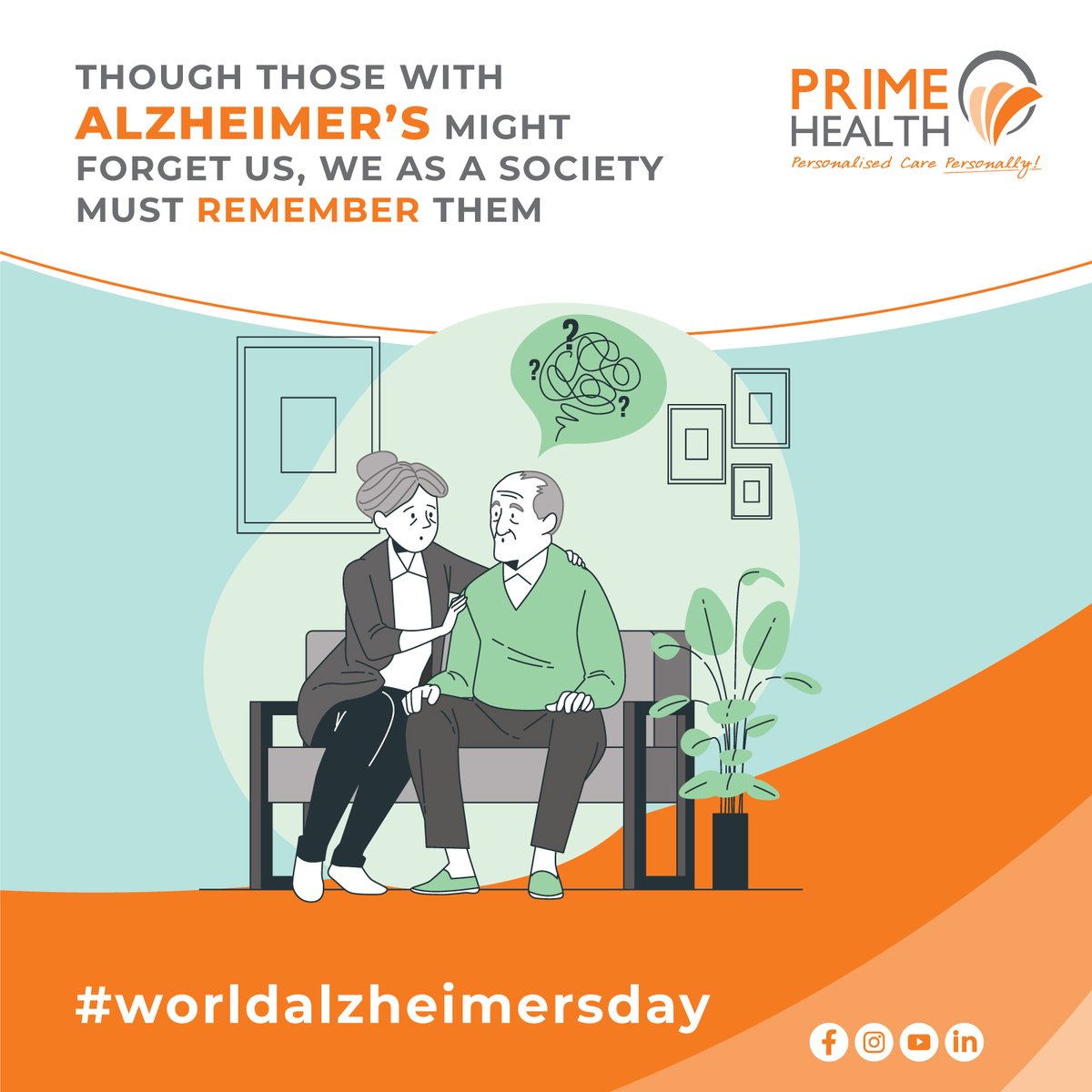 primehealthme's tweet photo. As a society lets spread the awareness on Alzheimer's Day. #worldalzheimersday #primemedicalcenters #primehospital #primecares https://t.co/bSeXtRzoS9
