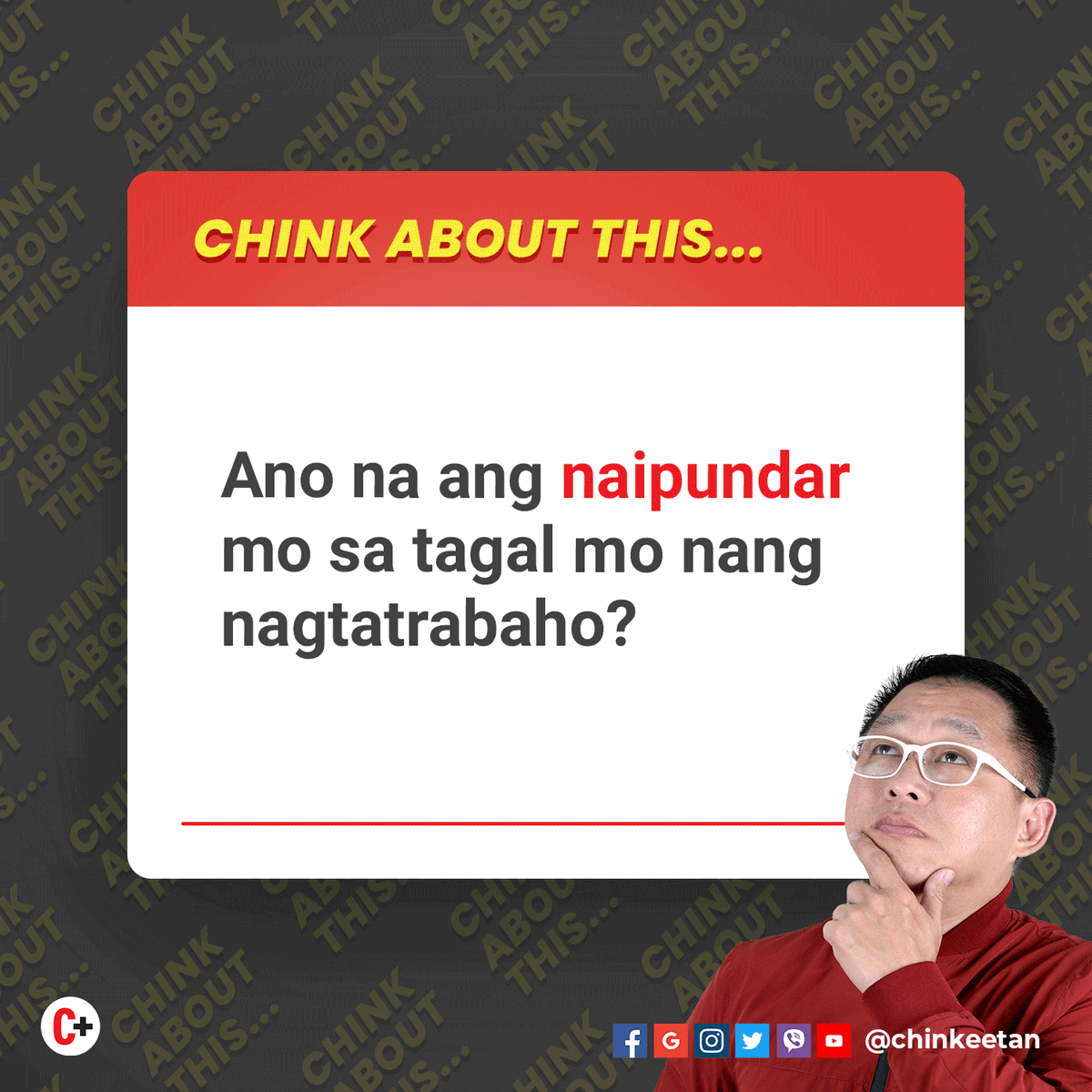 chinkeetan's tweet photo. Kagwapuhan... hahaha biro lang po! πππ€£
================
MOTIVATIONAL tips ba ang hanap mo? Watch this video: https://t.co/B4hhjbgmsU
#katasngtrabaho #iponaryo #survey https://t.co/xVUDoVboaG