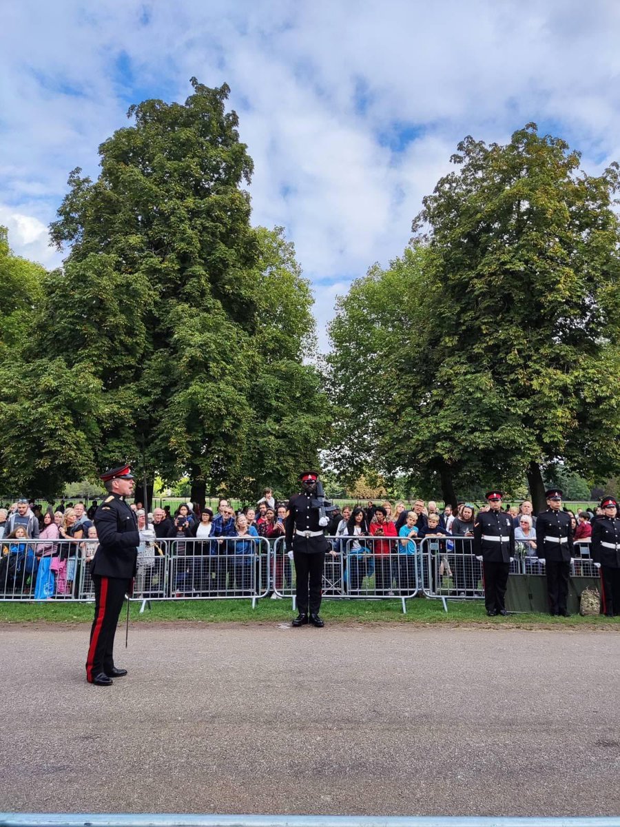 RealBushmyster's tweet photo. Words alone don’t quite do it justice, the magnitude of emotions I feel are hard to express and I wish I could describe accurately how proud I am of my team after such and emotional experience. 

RIP, Your Majesty. 

God save the King. https://t.co/E4FXEy0ots