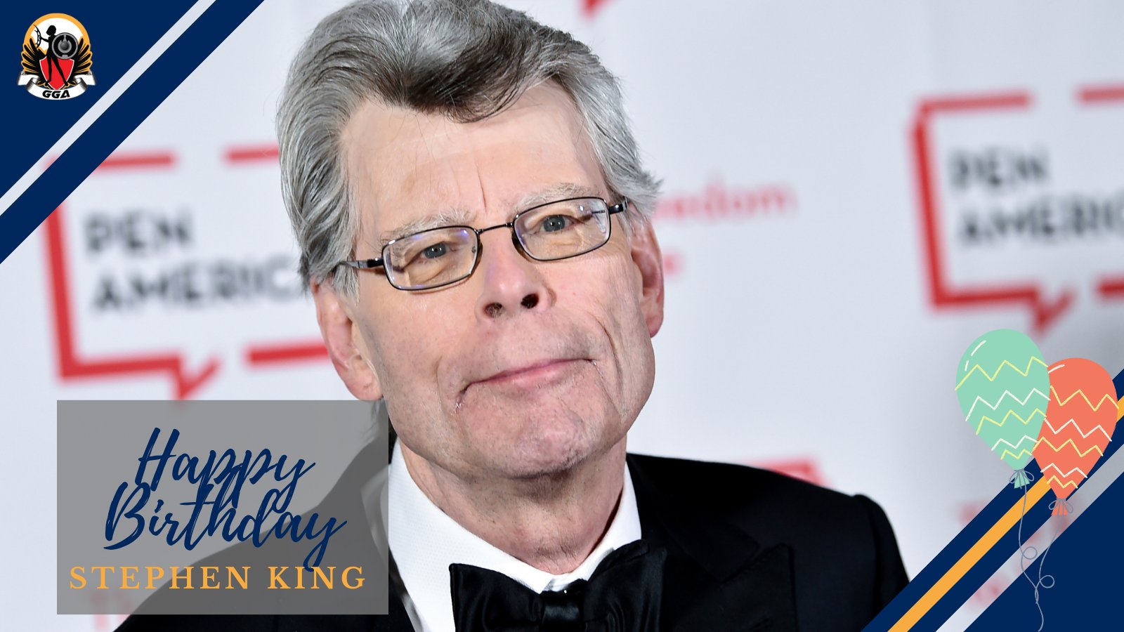 Happy Birthday to legendary horror author Stephen King!  