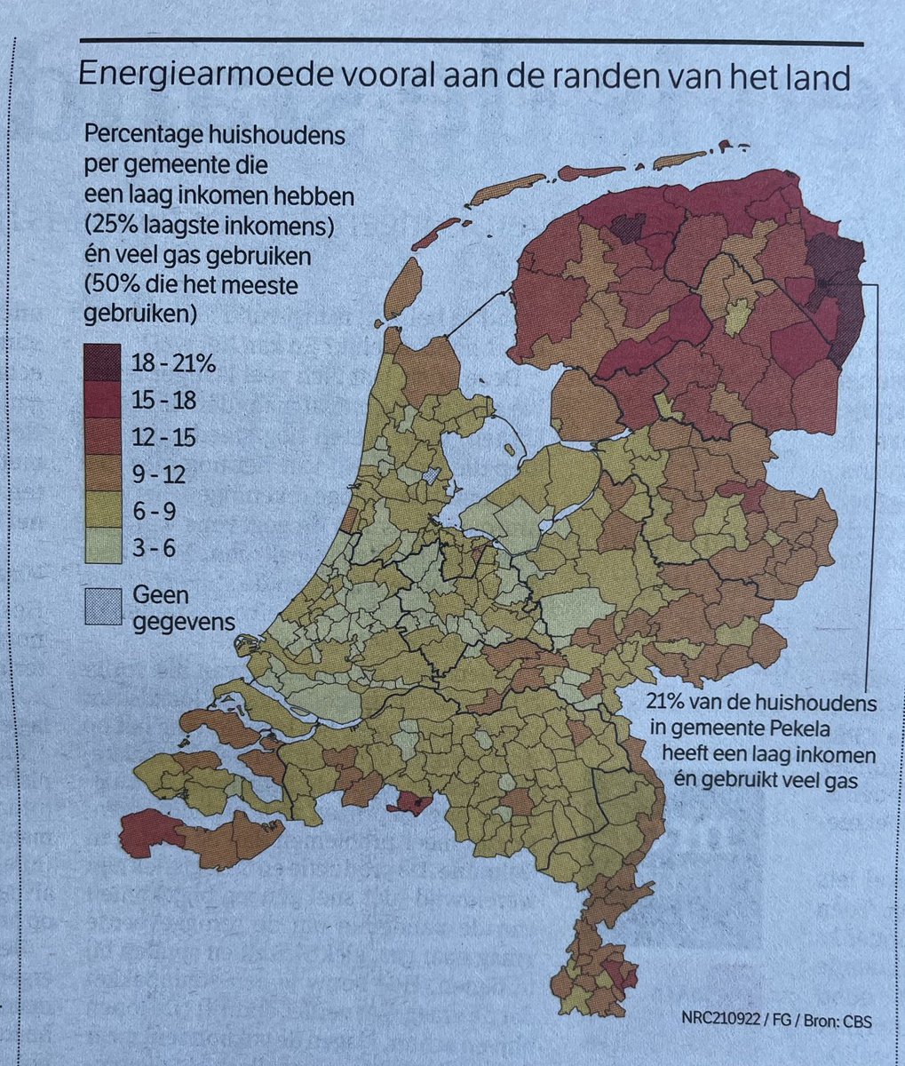 Energie armoede komt het meeste voor in de provincie waar het gas gewonnen wordt…  uit ⁦<a href="/nrc/">NRC</a>⁩ vanochtend