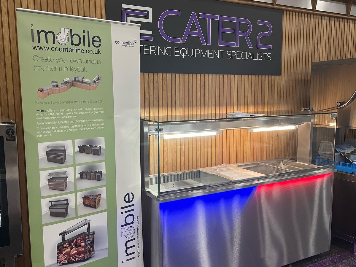cater2equipment's tweet photo. 💜 Looking forward to a busy day ahead at La Mon Hotel & Country Club supporting the Hospital Caterers Association with this exhibition and seminar.
#cater2 #hca #publicsectorni #meiko #counterline #cateringequipment #cambro #ElectroluxProfessional https://t.co/p6Ac7gwsTp