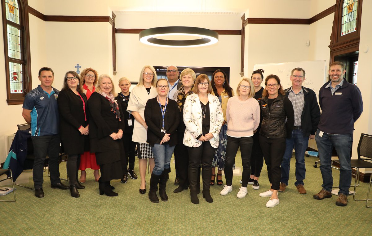 StrongerSmarter's tweet photo. Privileged to be working with @Cath_Ed_BNE in Wynnum QLD for Stronger Smarter Workplaces. A great 2 days of sharing and learning together.
#StrongerSmarterAlumni #StrongerSmarterWorkplaces #StrongerSmarterApproach https://t.co/G5opSczSvN