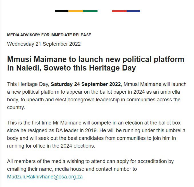 Press statement #ReadyToBuild