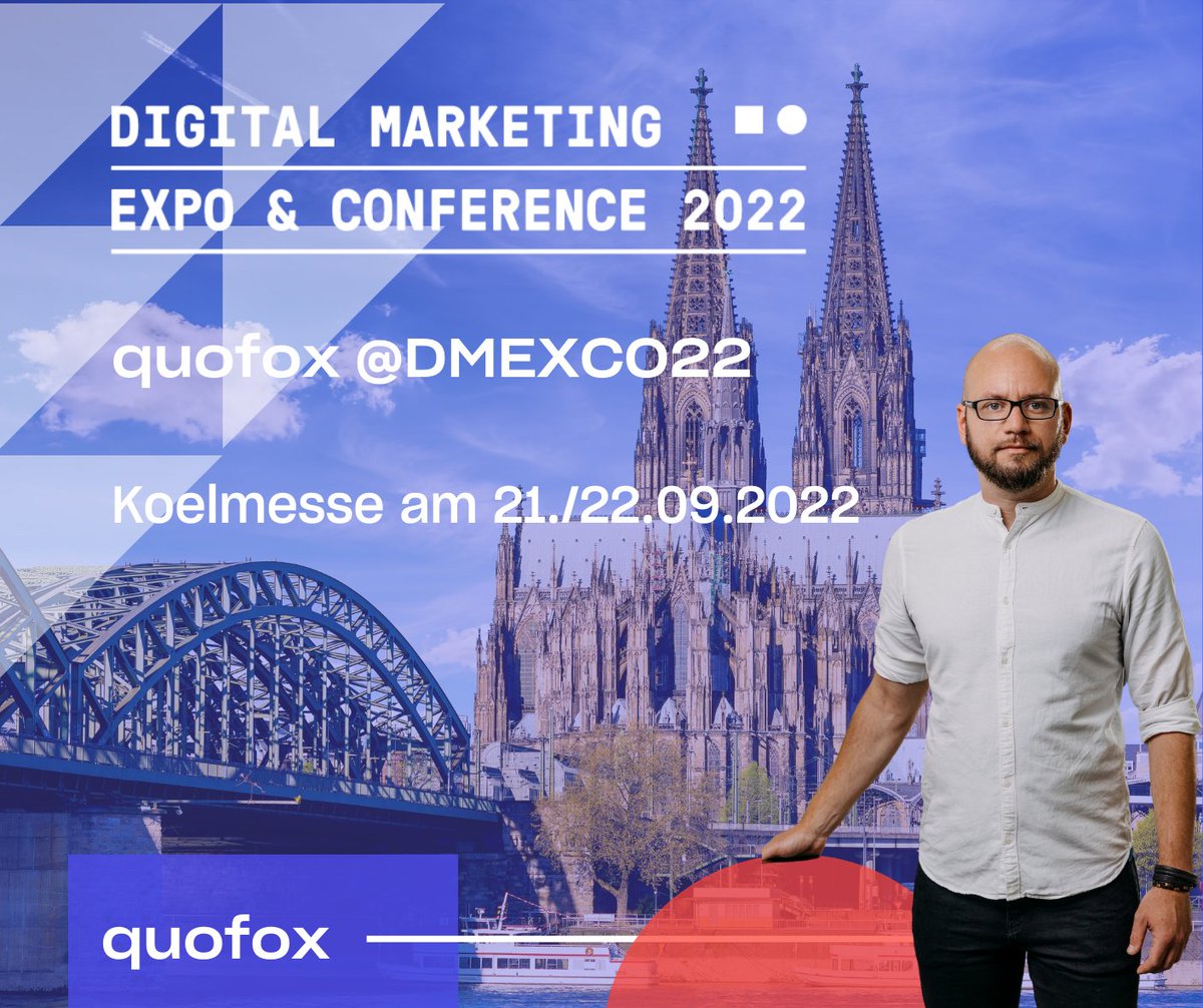 Heute geht es für Stephan und Evelina nach Köln! Die <a href="/dmexco/">DMEXCO</a> ist Europas führendes Digital Marketing &amp; Tech Event und öffnet am 21.09. ihre Tore. Wir freuen uns auf viel Input &amp; neue Kontakte. #DMEXCO22 #quofox #edtech #digitalmarketing  #corporatelearning #elearning