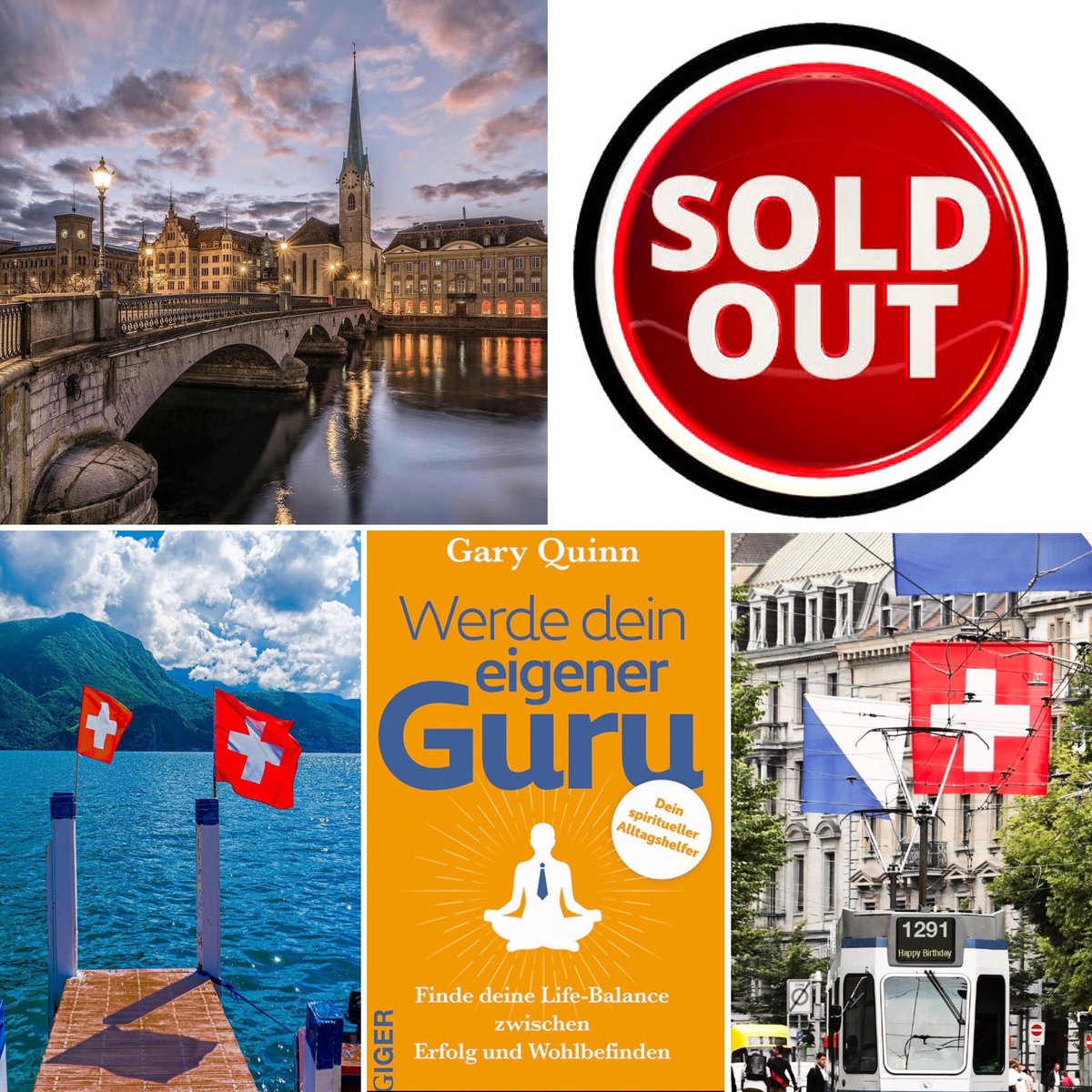 garyhquinn's tweet photo. Zurich Switzerland ๐จ๐ญ This Friday September 23 & Saturday September 24 Private individual coaching sessions with Gary Quinn SOLD OUT! #businesscoaching #zurich #switzerland #soldout #switzerland๐จ๐ญ #onetoonecoaching #change #energy #love #focus #gigerverlagpublisher #businessguru https://t.co/vxrALnRS8C