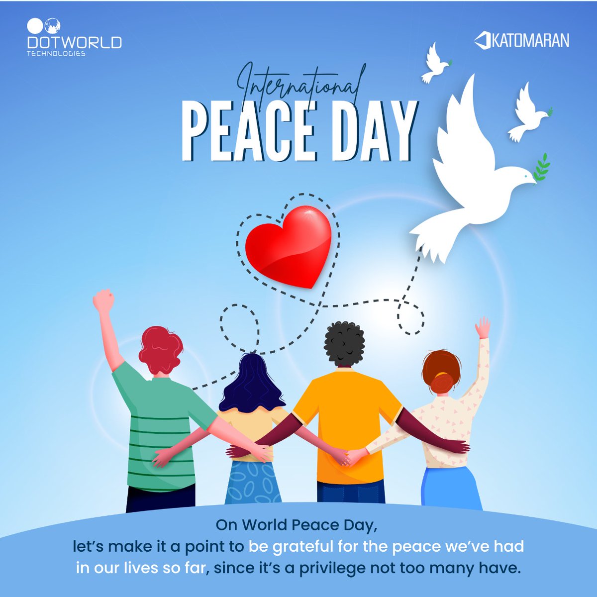 DotworldIndia's tweet photo. Stop scrolling.
Look around you.
If you're not constantly living in fear for your life, count yourself lucky, because, for some, it’s already more than they can imagine.
#PeaceDay #internationaldayofpeace2022 #internationaldayofpeace #peace #love #gratitude #Dotworld #Katomaran https://t.co/dFJVGlNDIK