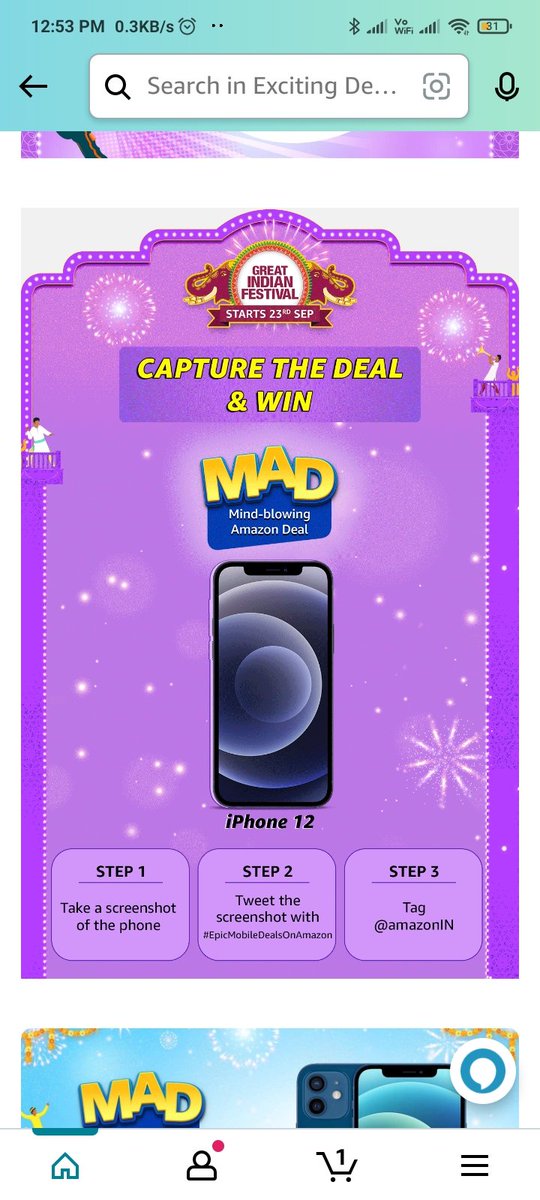 Aviralgupta59's tweet photo. #EpicMobileDealsOnAmazon
#amazonIN
Got it capture https://t.co/2ZelznXo4v