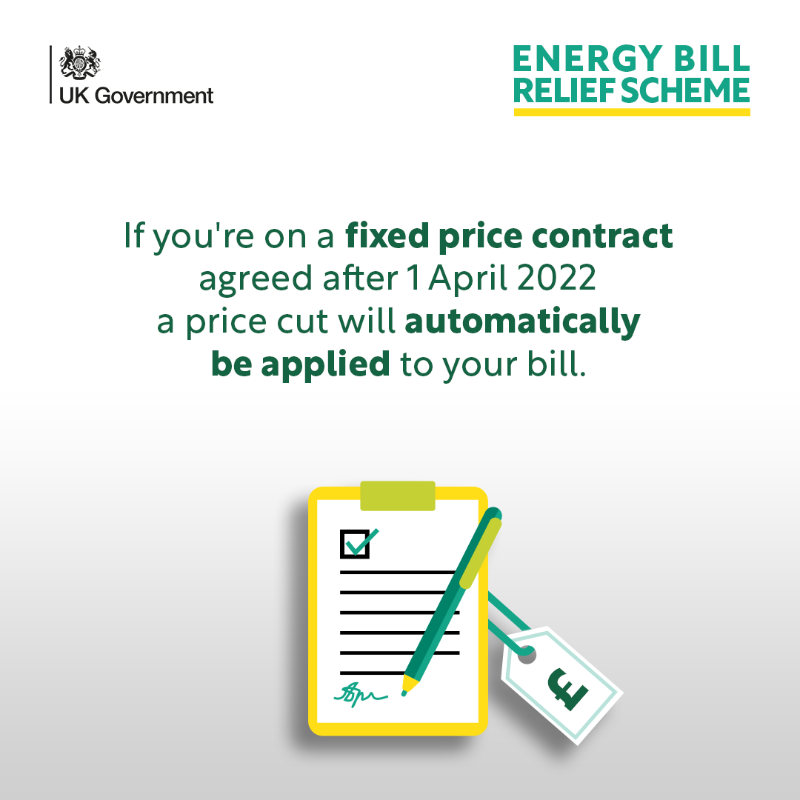 SciTechgovuk's tweet photo. The new Energy Bill Relief Scheme will cut energy prices for businesses, charities and public-sector organisations such as schools and hospitals.

The scheme will run for 6 months covering energy used from 1 October 2022 to 31 March 2023.

Find out more 👇