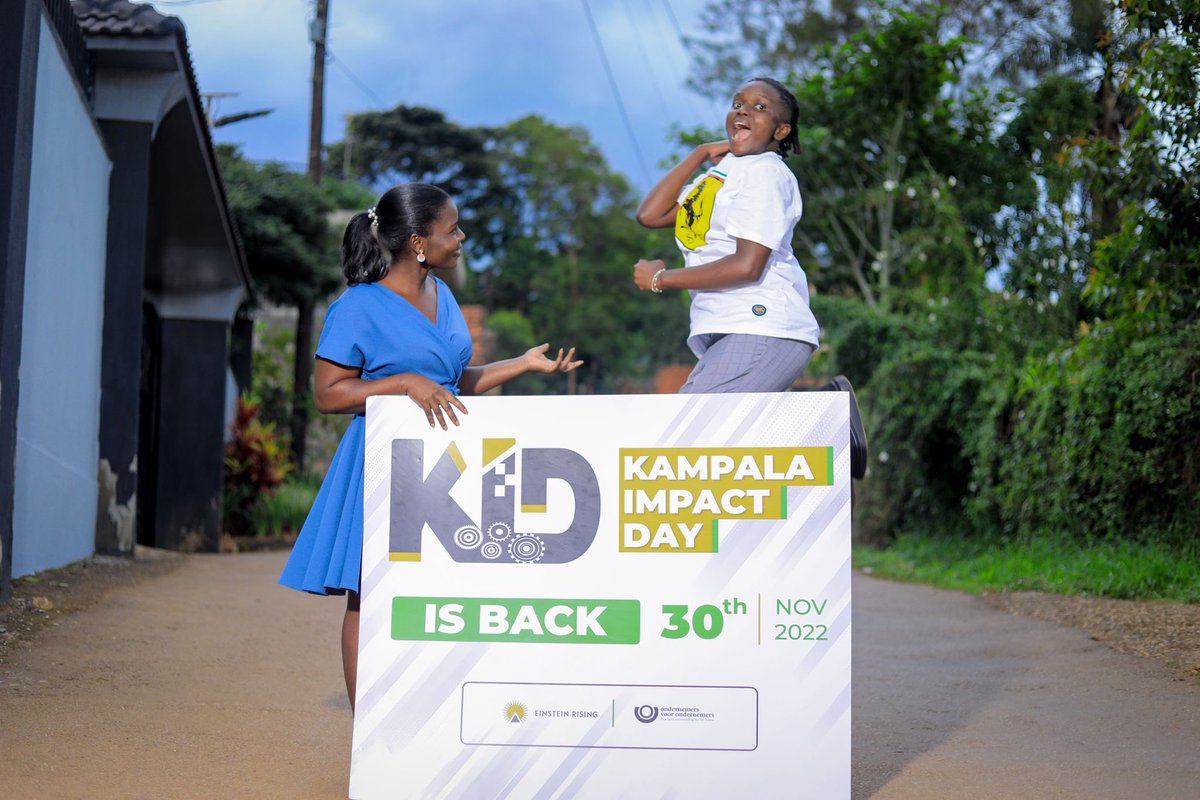 EinsteinRising's tweet photo. 𝗛𝗲𝗮𝗿𝗱 𝗮𝗯𝗼𝘂𝘁 𝘁𝗵𝗲 𝗺𝗲𝗴𝗮 𝗻𝗲𝘄𝘀 ? 
The mood is upbeat! The second edition of the mighty Kampala Impact Day is confirmed and sealed to take place on 30th Nov 2022

Join Uganda's biggest celebration of social businesses: https://t.co/VhzGekpQYV

#KIDisBack
Thread 1/2 https://t.co/mUhVKdgLv5