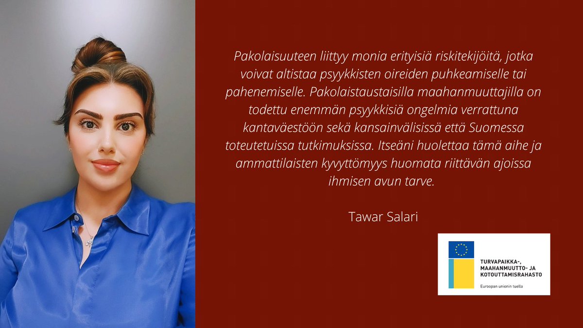 Tällä kertaa #KuuleekoKukaan-kampanjassa ääneen pääsee <a href="/SalariTawar/">Tawar Salari</a> 💫

Millaiset asiat vaikeuttavat mielenterveyspalveluihin hakeutumista? Tawar nostaa blogitekstissään pakolaisten hoitoon hakeutumisen esteistä. 
Lue uusin postaus: kuuleekokukaan.fi💛

#Mielenterveys