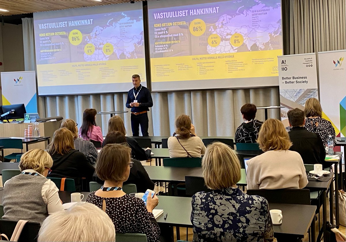 🌱Voiko halpakauppa olla vastuullinen, pohtii <a href="/halpahalli_fi/">HalpaHalli</a>:n Janne Toivonen.  

Halpahalli on 50-vuotias perheyritys, joka työllistää Suomessa yli 1300 ihmistä.👉Keskiössä vastuu henkilöstöstä, ympäristöstä, yhteiskuntavastuu ja vastuullinen hankinta.

#KestäväKauppa #Kauppa