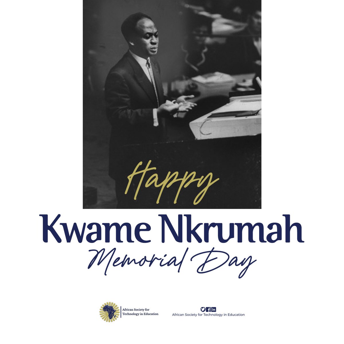 #legends never die. We celebrate #Ghana's national hero today. May his dream ever live on.
#KwameNkrumah #KwameNkrumahMemorialDay