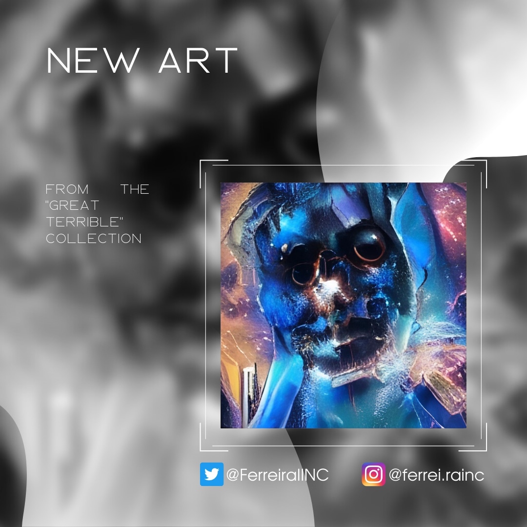 𝐆𝐨𝐨𝐝 𝐝𝐚𝐲, 𝐍𝐅𝐓 𝐥𝐨𝐯𝐞𝐫𝐬!

New day - new art! Another art from the "Great terrible" collection🙌
Welcome!

😉I will be very happy if you subscribe and can see a whole collection of 1000 NFT art

#NFTProject #nftcollector #NFTCommunity