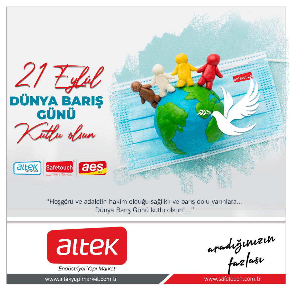 altektr's tweet photo. Hoşgörü ve adaletin hakim olduğu sağlıklı ve barış dolu yarınlara...

Dünya Barış Günü kutlu olsun!

💧 TÜRKİYE’NİN EN BÜYÜK ENDÜSTRİYEL YAPI MARKETİ

☎️ Tel İletişim /  03223800000
📞  WhatsApp / 05495499648

#21eylül #dünyabarışgünü #barış #altek
#altekyapimarket #endüstriyel https://t.co/i0VkdJ0gwu