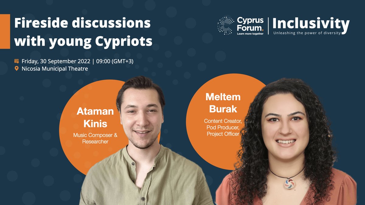 CypForum's tweet photo. When #youth speak out, their voices have the potential to #inspire and #empower. In this #CyprusForum, we give the floor to prominent young #Cypriots to share their achievements while being interviewed by renowned professionals, academics, and representatives from Civil society. https://t.co/zEzDxJ7WD9