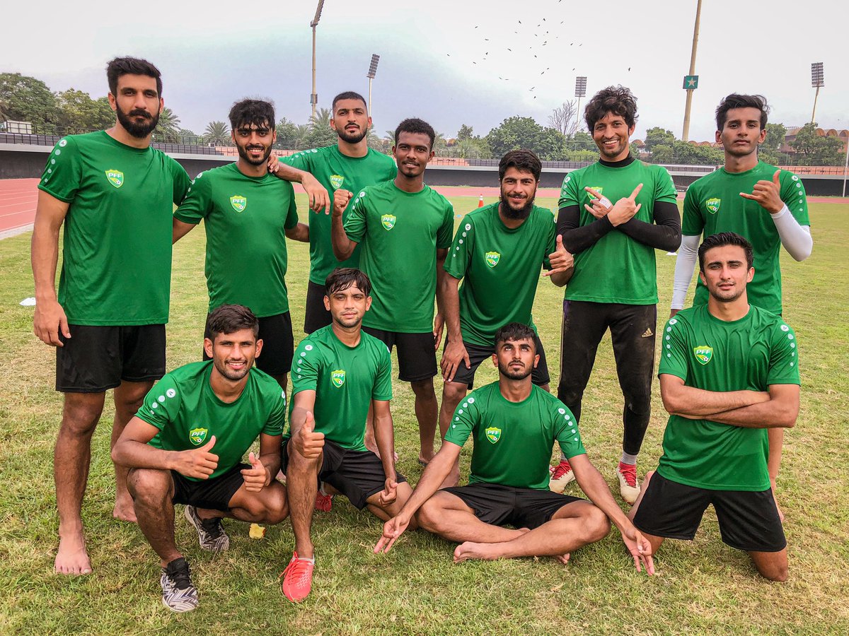 TheRealPFF's tweet photo. Winning Team! 📸💥

#PakistanFootball #DilSayFootball #shaheensareback #thisisjustthebeginning https://t.co/aex5ZZLr22