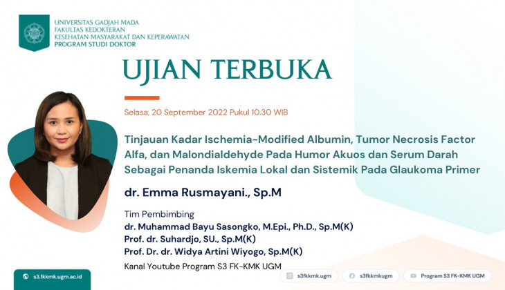Raih #Doktor Usai Teliti Metode Deteksi Dini Pasien Glaukoma ugm.ac.id/id/berita/2296…