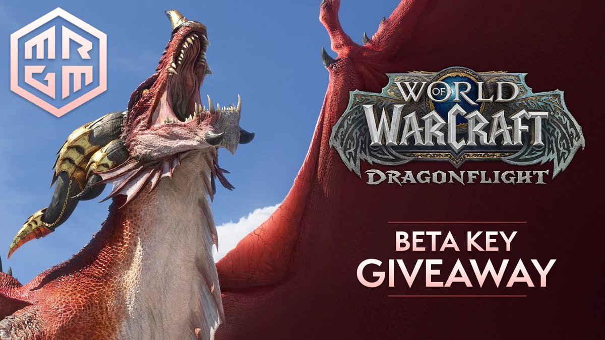 🔥 Dragonflight Beta Key #Giveaway 🔥

What do you need to do?
✅ Follow
❤️ Like
🔁 Retweet
❓ Let me know what you want to test on the Dragonflight Beta

🔑 x5 Keys
🌎 Worldwide
⏰ Winner will be announced 23/09/22

Thank you <a href="/Warcraft/">World of Warcraft</a> for providing the keys for this Giveaway 💙