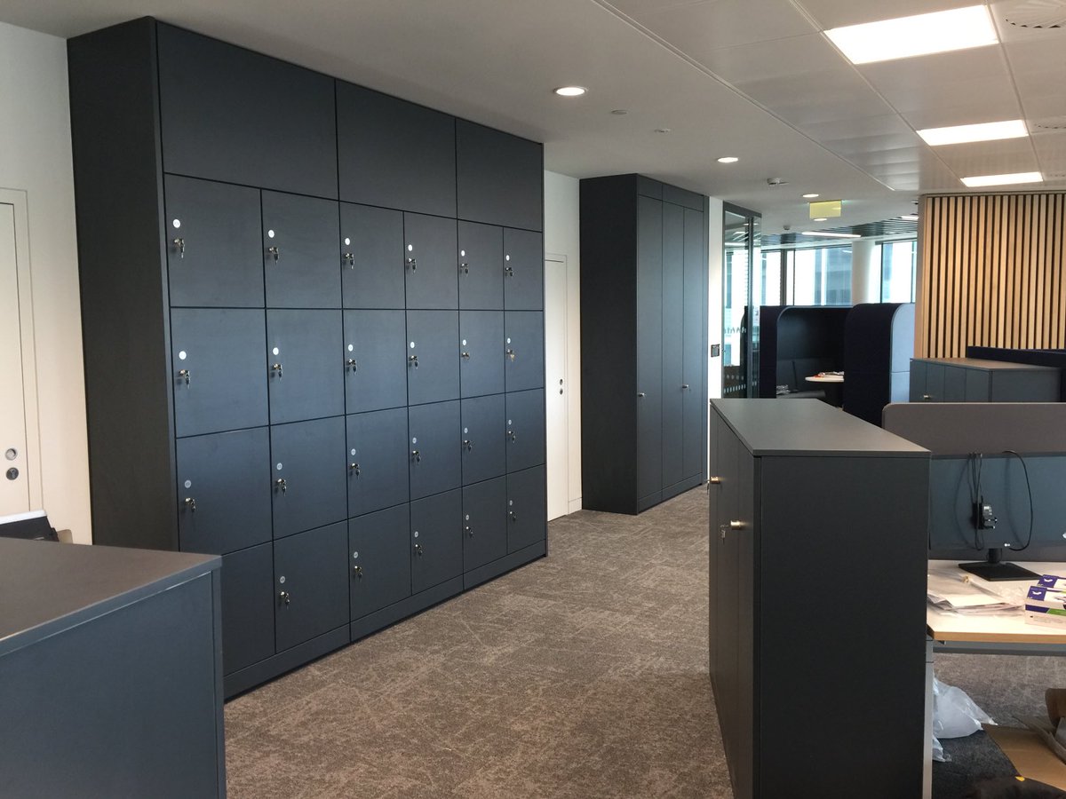 Bespoke lockers on a recent project. Anything is possible - just ask!