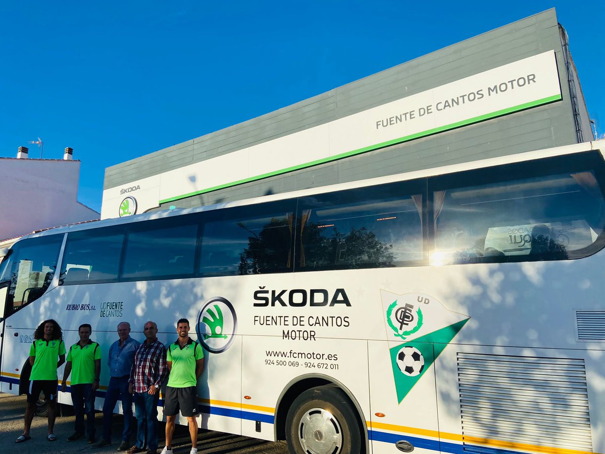 #sponsorudfdc
Así luce nuestro Bus 🚌, gracias a las ayuda de <a href="/FCMotorSkoda/">Fuente de Cantos Motor SKODA skoda</a>; concesionario 🚘 y taller 🛠 líder. 
Nuestros patrocinadores nos hacen más grandes 💚