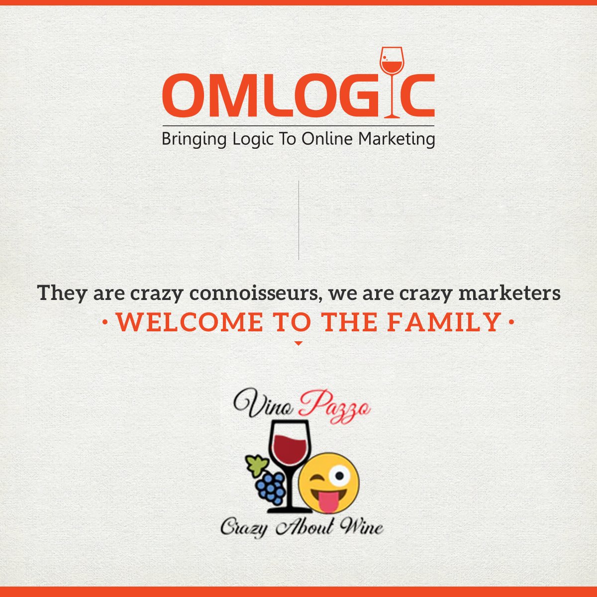 OMLOGIC's tweet photo. Vino Pazzo is a brand of the finest connoisseurs from Singapore who specialize in selecting only the best concoctions across Italy and France. 

As a part of OMLogic’s innovation suit, Vino Pazzo is sure to manifest its magic for more people and places. 

#OMLogic #ClientFlex https://t.co/1UM6RJYIDU